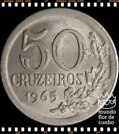 Km 574 Brasil 50 Cruzeiros 1965 XFC ©