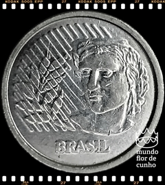 Km 631 Brasil 1 Centavo 1997 # Duplicação de batida no reverso © - comprar online