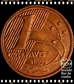 Km 647 Brasil 1 Centavo 1998 MBC Data Escassa (V457) ©