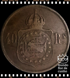 B 793 Brasil 40 Reis 1876 BC # Data muito escassa © - comprar online
