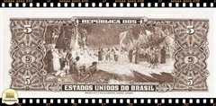 C067 Brasil 5 Cruzeiros ND(1954) FE 1a Primeira Série P158b - comprar online