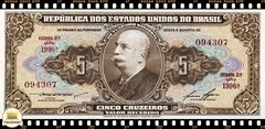 C069 Brasil 5 Cruzeiros ND(1958) FE P158d