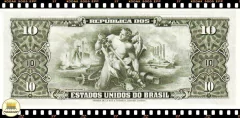 C076 Brasil 10 Cruzeiros ND(1953) FE P159a - comprar online