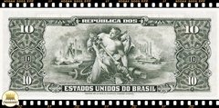 C077 Brasil 10 Cruzeiros ND(1954) FE P159b - comprar online