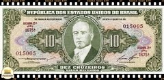 C079 Brasil 10 Cruzeiros ND(1958) FE P159d