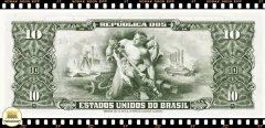 C079 Brasil 10 Cruzeiros ND(1958) FE P159d - comprar online