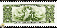 C082 Brasil 10 Cruzeiros ND(1962) FE P177a - comprar online