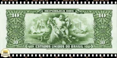 C082 Brasil 10 Cruzeiros ND(1962) FE Última Série P177a - comprar online
