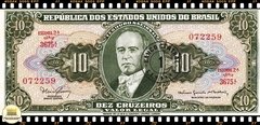 C114 Brasil 1 Centavo em 10 Cruzeiros ND(1967) FE P183b