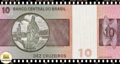 C139 Brasil 10 Cruzeiros ND(1979) FE P193c - comprar online