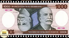 C162 Brasil 1000 Cruzeiros ND(1981) FE P201a