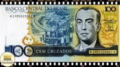 C186 Brasil 100 Cruzados ND(1987) FE P211b