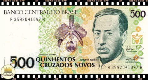 C209 Brasil 500 Cruzados Novos ND(1990) FE Escassa P222