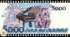 C220 Brasil 5000 Cruzeiros ND(1992) FE P232b - comprar online