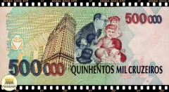 C232 Brasil 500000 Cruzeiros ND(1993) FE 1a. Primeira Série AA 3411 Escassa P236b - comprar online