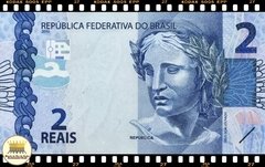 C337 Brasil 2 Reais Serie DZ ND(2017) FE P252d