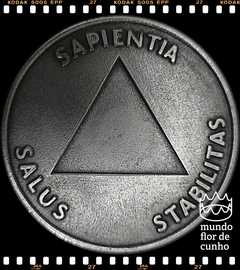 Brasil Medalha Maçonica # Jubileu de Prata da Loja Maçonica Lauro Sodré ND (1978) MBC ©