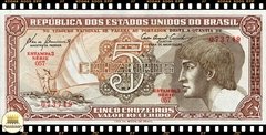 S057 Brasil 5 Cruzeiros ND(1961) FE C111 P166a ®