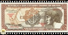 S102 Brasil 5 Cruzeiros ND(1962) FE C112 P166b ®