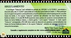 Brasil Vale 2 Celeuros 2011 FE # Casa de Carnes Estância Celeiro - comprar online