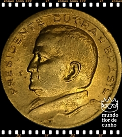 Km 563 Brasil 50 Centavos 1955 FC # Anômala com Defeito de Disco © - comprar online