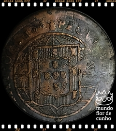 Km 342 Brasil LXXX Reis em XX 1821 (b) BC/MBC # Moeda adulterada de época © - Mundo Flor de Cunho | Numismática