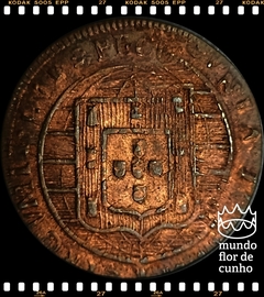 Km 342 Brasil LXXX Reis em XX 1821 (b) MBC # Moeda adulterada de época © na internet