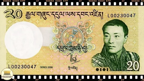 .P30a Butão 20 Ngultrum 2006 FE
