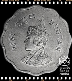 Km 38 Butão 10 Chetrums 1974 FC # Jigme Singye © - comprar online
