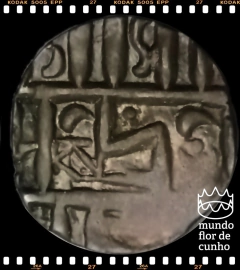 Km 7.1 Butão 1/2 Rupee ND (1835 - 1910) MBC # "Sa" no canto inferior esquerdo © - comprar online