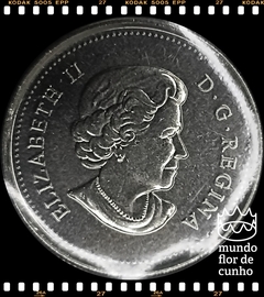 Km 1170 Canadá 25 Cents 2011 XFC Lacrada # Natureza Lendária do Canadá - Orca © - Mundo Flor de Cunho | Numismática
