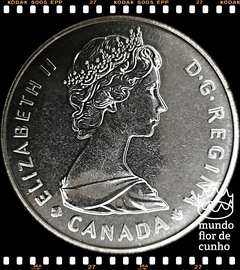 Km 143 Canadá 1 Dollar 1985 XFC Prata # 100° Aniversário dos Parques Nacionais © - comprar online