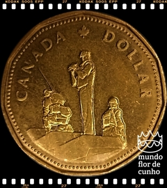 Km 258 Canadá 1 Dollar 1995 FC # Monumento a Manutenção da Paz ©