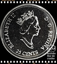 Km 378 Canadá 25 Cents 2000 XFC # Série: A entrada no terceiro milênio - Sabedoria © - comprar online
