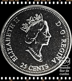 Km 379 Canadá 25 Cents 2000 XFC # Série: A entrada no terceiro milênio - Criatividade © - comprar online