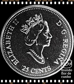 Km 380 Canadá 25 Cents 2000 XFC # Série: A entrada no terceiro milênio - Ingenuidade © - comprar online