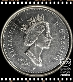 Km 447 Canadá 10 Cents ND(2002)P FC # Jubileu de Ouro da Rainha Elizabeth II © - comprar online