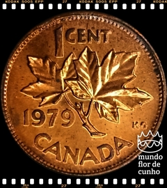 Km 59.2 Canadá 1 Cent 1979 XFC # Elizabeth II ©