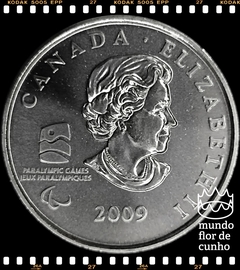 Km 952 Canadá 25 Cents 2009 XFC # Série: Jogos Olímpicos de Inverno de 2010, Vancouver: Hóquei em Trenó © - comprar online