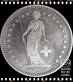 Km 24a.3 Suiça 1 Franc Proof (Nós Temos Mais de Uma Data # Favor Escolher uma Data Abaixo e o Estado de Conservação) 1986 2003 ©