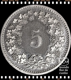 Km 26 Suiça 5 Rappen (Nós Temos Mais de Uma Data # Favor Escolher uma Data Abaixo e o Estado de Conservação) 1920 1948 1957 1962 1963 1971 1974 1977 1980 ©