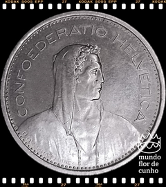 Km 40a.1 Suiça 5 Francs 1979 FC Proof # Muito Escassa ©