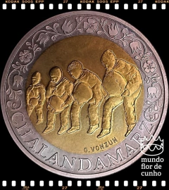 Km 103 Suiça 5 Francs 2003B XFC Proof # Festival de Chalandamarz - Rara ©
