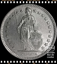 Km 21 Suiça 2 Francs 1965b Prata © na internet