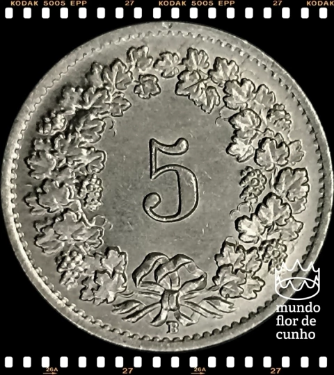 Km 26 Suiça 5 Rappen 1947b © - comprar online