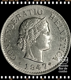 Km 26 Suiça 5 Rappen 1947b © na internet