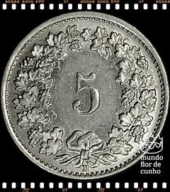 Km 26b Suiça 5 Rappen 1941b Muito Escassa © na internet