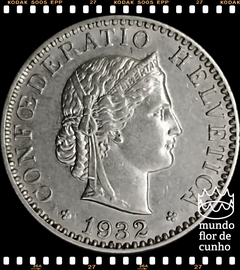 Km 29 Suiça 20 Rappen 1932B SOB Escassa © - comprar online