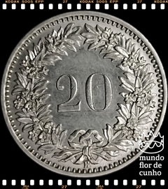 Km 29 Suiça 20 Rappen 1932B SOB Escassa © na internet