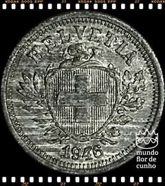 Km 3a Suiça 1 Rappen 1946B © na internet